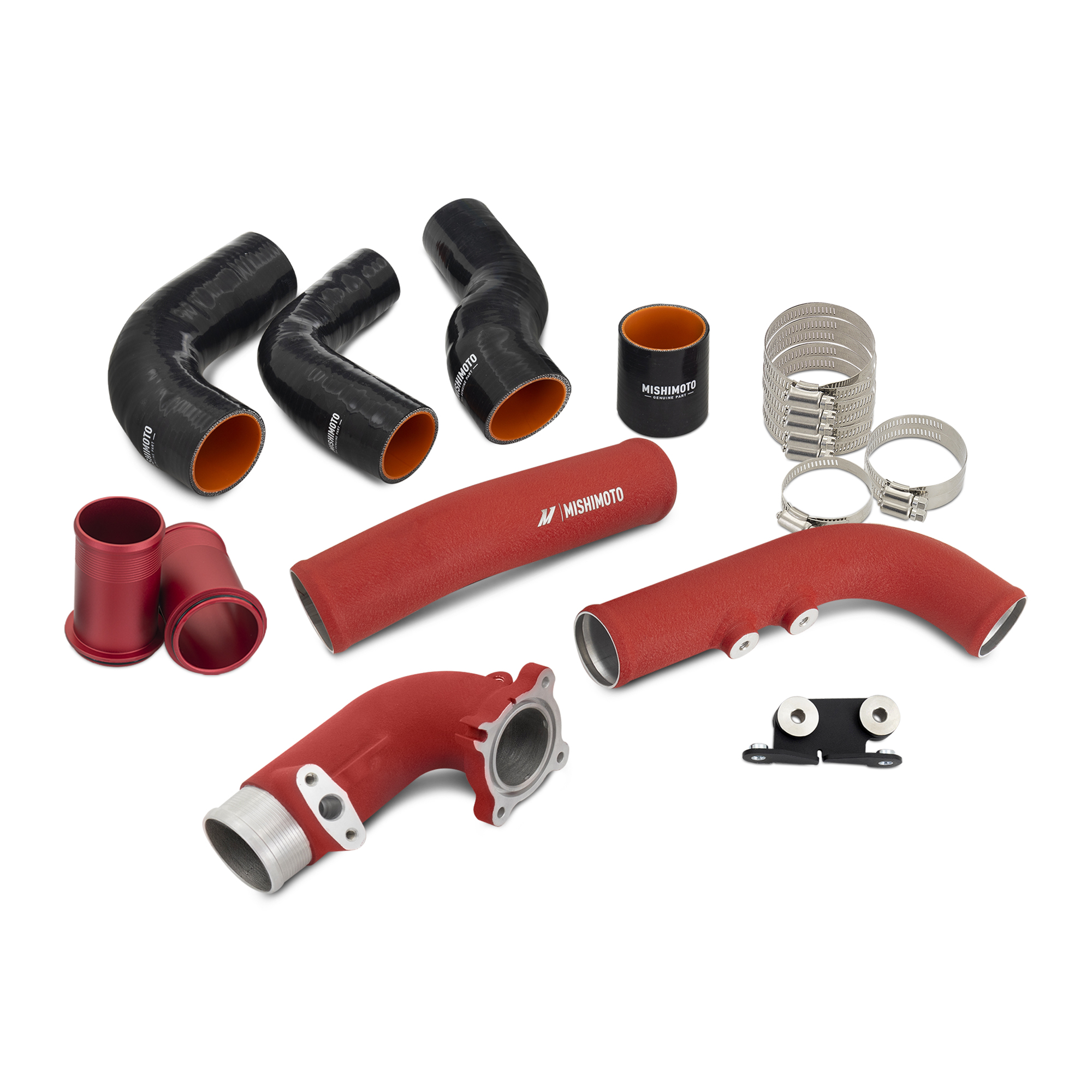 Mishimoto — Mishimoto 2023+ Toyota GR Corolla Intercooler Pipe Kit - Wrinkle Red
Charge Pipe Kit - view 12